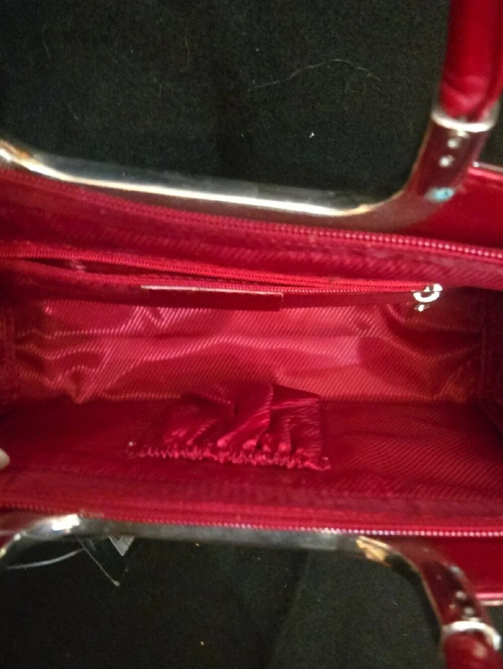 Red Patent Woman's Top-Handle Bag